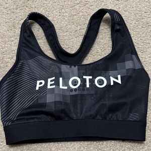 Peloton X Adidas Charcoal and Black Sports Bra
